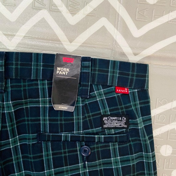 Levis plaid jeans pants 
Denim made - Picture 3 of 5